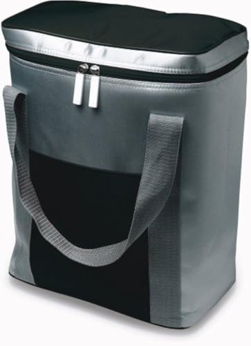 Grosse Kühltasche - Inhalt passend für 6 x 1,5 ltr. Flaschen, Zipper mit Zugband von notrash2003®