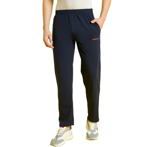 Image of bearbrother Men's Regular Fit Solid Trackpants