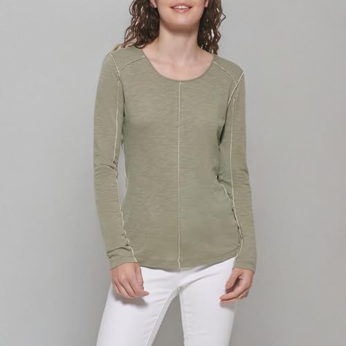 Image of DKNY Women's Crewneck Long Sleeve Layering Top