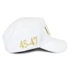 Trump USA 45-47 Hat White/Gold #1