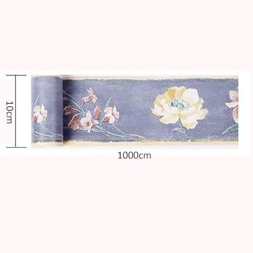 374 Polegada papel de parede 3d casca e vara borda auto adesivo retro decoração para piso banheiro s