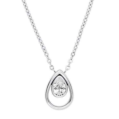 Preisvergleich Produktbild Skagen Damen Halskette Elin Edelstahl silberfarben, SKJ1338040