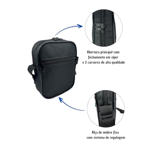Shoulder Bag Mini Bolsa Tiracolo Alça De Ombro Transversal Preto ART MANIA