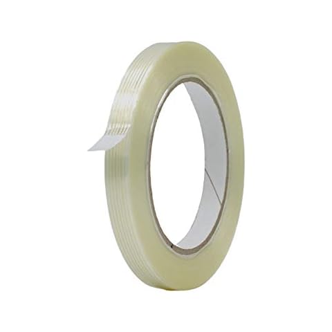 MAT Commodity Grade Fiberglass Reinforced Filament Strapping Tape - 1/2 in. Wide x 60 yds. (Pack of 1) Filaments Run Lengthwise Cover