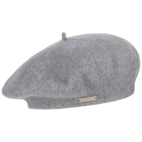 Béret Woolmark pour femme Seeberger - Authentique laine vierge et finitions haute qualité