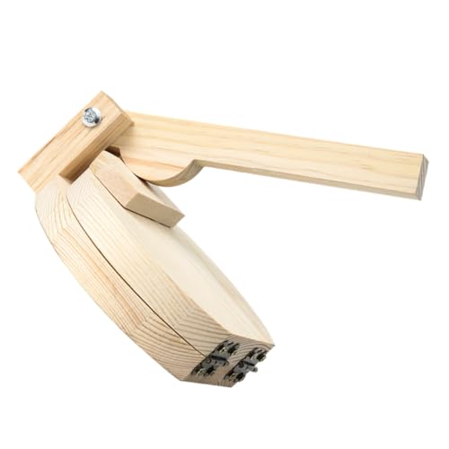 BRIGHTFUFU Dumpling Mould for Wrappers Wood Dough Pressing Mold Comfortable Hand Feeling