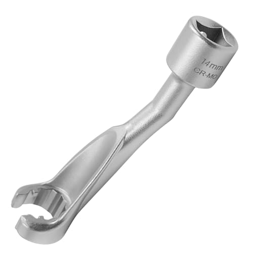 JEUCLEL 14mm 12 Point 1/2" Dr. Common Rail Injection Fuel Line Nut Socket