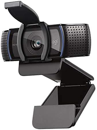 Logitech C920e HD 1080p Mic-Enabled Webcam, certified for Zoom, Microsoft Teams compatible, TAA Compliant + Litra Glow Premium LED Streaming Light with TrueSoft, adjustable monitor mount