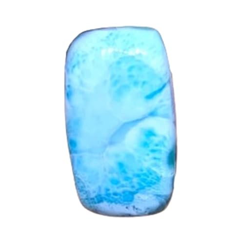 Pierre larimar véritable de qualité supérieure rectangle pour pendentif
