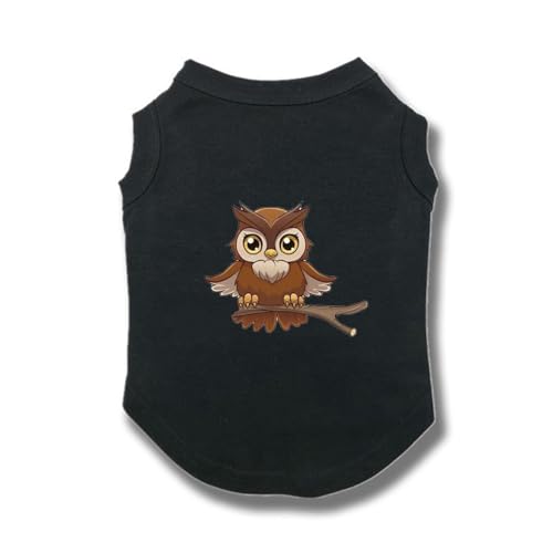 ZSDGBZ ペット服 犬服 犬の服 Tシャツ 春夏 タンクトップ ドッグウェア かわいい ペットウェア 黒 柔らかい 綿製 袖なし 通気性 犬猫洋服 小中型犬 猫服 ペット用品 日焼き防ぐ 脱毛保護