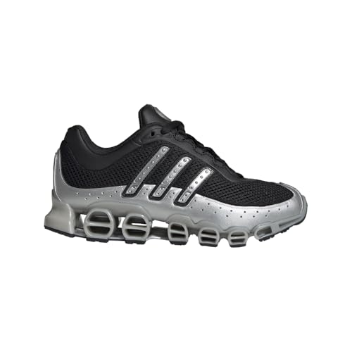 adidas Womens Megaride Lace Up Sneakers Shoes Casual - Black, Silver