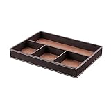 wooden coffee table storage box Estuche para guardar collares: para guardar joyas, llaves, vasos y otros artículos pequeños del hogar, bandeja para guardar aretes.