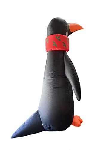 8 Foot Christmas Inflatable Penguin Yard Garden Decoration Lights Decor Outdoor Indoor Holiday Decorations, Blow Up Lighted Yard Decor, Lawn Inflatables Home Family Outside #TOP5