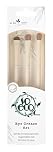 So Eco Eye Crease Set - Vegan & Cruelty-Free 3-Piece Eyeshaddow Brush Kit for Crease Blending & Precision Application, Soft Synthetic Bristles, Birchwood Handles