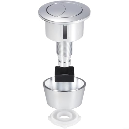Image of Entgoinggo Dual Flush Toilet Push Button Chrome