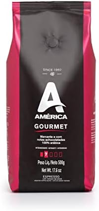 Café Torrado em Grãos América Gourmet 500 g