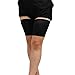 Produktbild BOLAWOO-77 Elastische Spitze Oberschenkel Und Verhindern Bands Scheuern Reiben Schwarz Mode Marken Vintage Frauen Socks Bequem Atmungsaktiv (Color : Colour, Size : F:73-78cm)