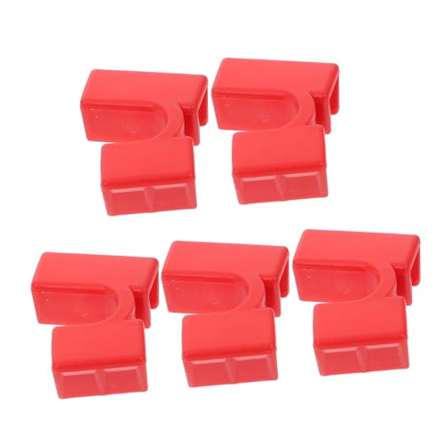 Lurrose 5個 プラスチック製箸トレーニングクリップ 簡単装着 軽量で使いやすい や初心者向け箸練習補助具