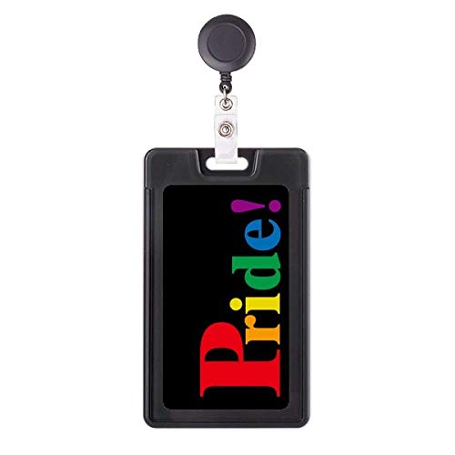 Porte-badge rétractable LGBT arc-en-ciel pour afficher fièrement la diversité au travail