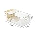 Leefasy Turtle Tank Aquarium Accessories Resting W Basking Place and Planter PETG with Handle Easy Access Tortoise Enclosure Starter, S