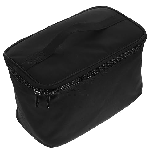 MAGICLULU Caja bolsa de almacenamiento bolsa de supermercado aislada bolsa de almuerzo con aislamiento para mujer neceser termico storage bags bolsas isotérmicas de gran capacidad paño Black