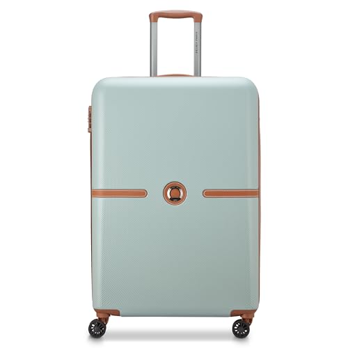 Image of DELSEY PARIS Juliette 75.5 cms Large Check-in ABS /Polycarbonate Hard Sided 8 Wheels Spinner Suitcase /Trolley Bag for Travel with TSA Lock- Sage Green