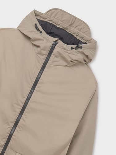 Mayoral Parka coat for Boys Limestone3