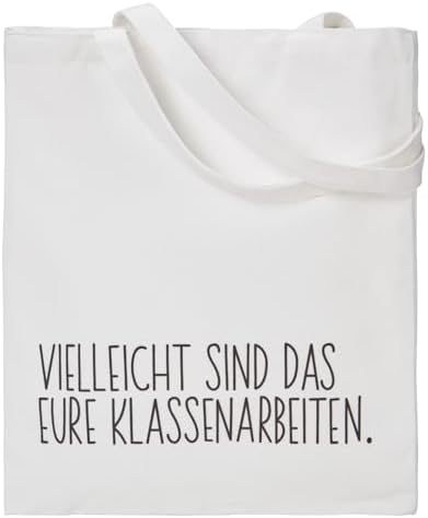 Lehrergeschenk Baumwollbeutel Klassenarbeit Spruch
