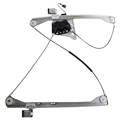 Image of TRQ Front Right Power Window Regulator & Motor Assembly Passenger Side Compatible with 2002-2007 Buick Rendezvous 2001-2005 Pontiac Aztek