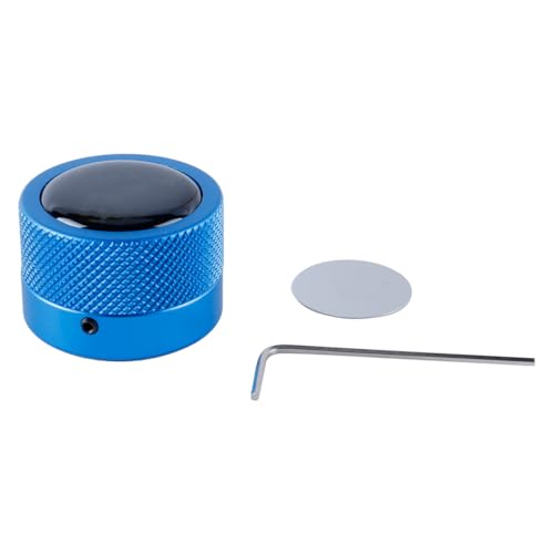Orivin Porte-craie de billard rond, outil pratique, accessoires de billard, mini étui magnétique pour pointes de craie, boîte ronde pour billard (bleu)