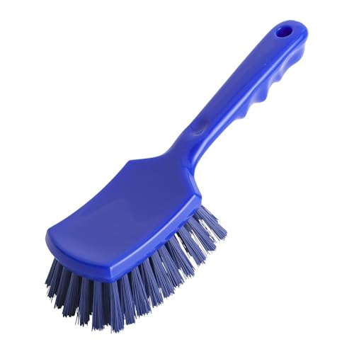 1 Stück Haug Bürsten Haug Bürsten, Stielbürste, kurzer Griff, Packung, blau, L: 26cm, B: 7,2cm, H: 7cm