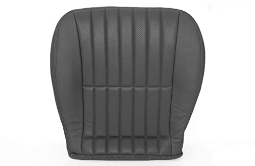 Richmond Auto Upholstery: Compatible with 1997-1999 Chevrolet Camaro RS SS Z28 - Passenger Side Bottom Replacement Perforated Leather Seat Cover, Dark Gray