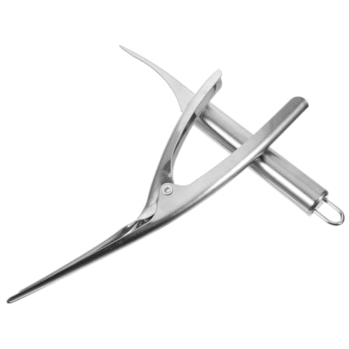 OFFSCH Set 2 Pezzi Sbucciatori Gamberi in Acciaio Inox, Pinza per Pulizia Gamberetti, Utensile da Cucina Portatile per Uso Domestico e Ristoranti