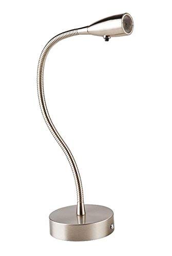 LED Wandlampe Wandleuchte Nadela Leselampe nickel 3W Länge: 41 cm