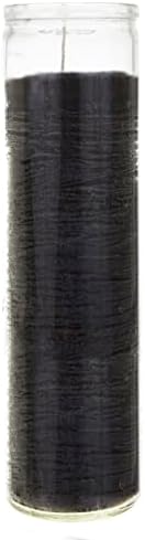 Mega Candles Devotional Vigil Prayer Wax Candle 1 Count 2" x 8" Black
