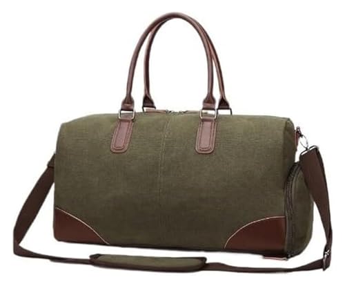 Travel Bag Canvas Tote Gym Bag with Shoe Bin Designed for Outdoor Leisure Travel Travel Portable Single Shoulder(5)