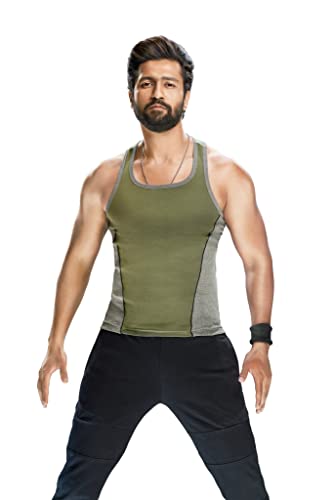 Image of sporto Men's Round Neck Solid Vest, Premium Super Soft Cotton, Ultra Light (Combo Pack)