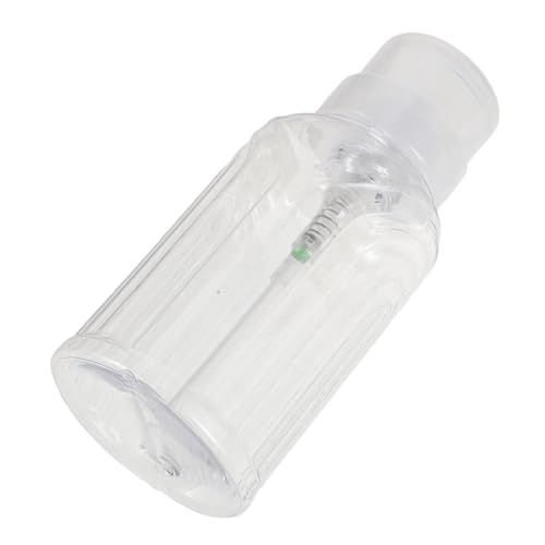 MOTHNUR Botellas Dispensadoras para Manicura Bomba de Prensa, 6 Unidades Transparentes de Pet de 200 Ml, Anti-derrames, Recargables, para Uso en Casa y Salón de Belleza