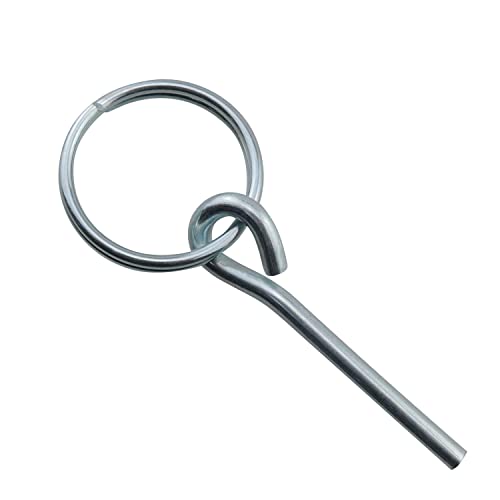 Anillos para postes de tienda y 2 pines JCBIZ 4 piezas anillos de acero inoxidable para camping al aire libre senderismo pesca accesorios para tienda de campaña de viaje miniatura 3