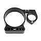 Eulina Seitenmontagehalterung für Tacho Motorrad Aluminium Instrumentenkappe passend für Harley Sportster XL, 95-14, 883, 1200 (schwarz)