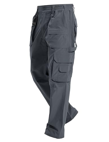 MOURCE Tactical Pants for Men Ripstop - Water Resistant Mens Hiking Pants Lightweight Quick Dry Cargo Pants with 9 Pockets