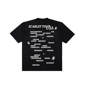 Doja Cat Scarlet Tour ツアー Tシャツ Amazon.com: Doja Cat Official The Scarlet Tour Merch Crop T