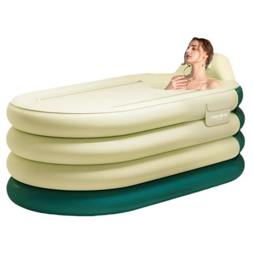 Vasca da bagno gonfiabile portatile per adulti, fumigazione completa, comodo design pieghevole per uso domestico, facile installazione