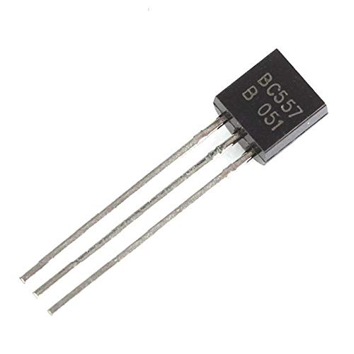 (200 pcs) MCIGICM bc557 Bipolar (BJT) Transistor PNP 45V 100mA 150MHz 500mW