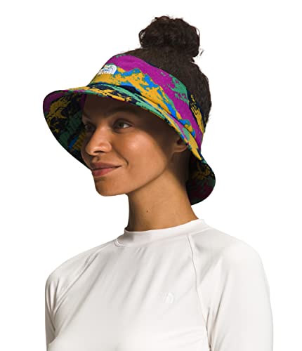 The North Face Class V Top Knot Bucket, Arrowwood Yellow Mountain Panorama Print, Small/Medium #TOP2