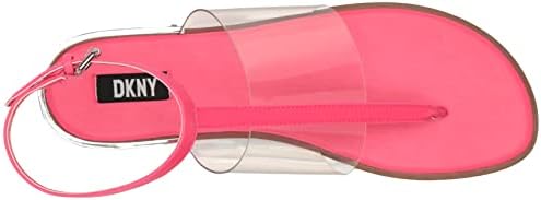 DKNY Women's Ava-Flat Thong Sandal, Fuchsia, 8.5 | Image 4