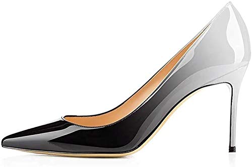 Axellion Women's Closed Toe Stiletto Pumps, Pointed Toe High Heels for Wedding, Prom, Office & Daily Wear2