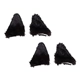 ROMISBABA 2paia Orecchini Forma Di Orecchie Di Gatto Di Fermagli Per Adorabili Accessori Per Cosplay e Festa Comodi e Resistenti