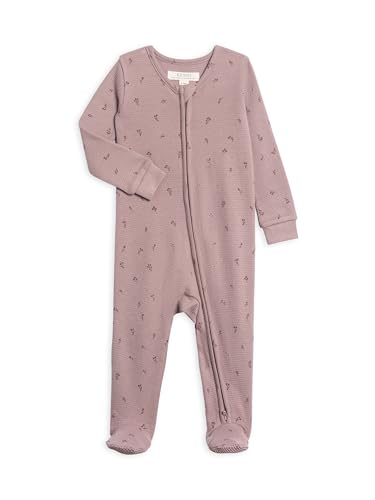 Image of Colored Organics Baby Zip-Up Footed Sleeper with 2-Way Zipper - Newborn Organic Cotton Pajamas