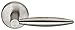 Omnia 28PD Full Dummy Leverset from the Stainless Steel Featuring 2-7/16" Round, Brushed Stainless Steel
